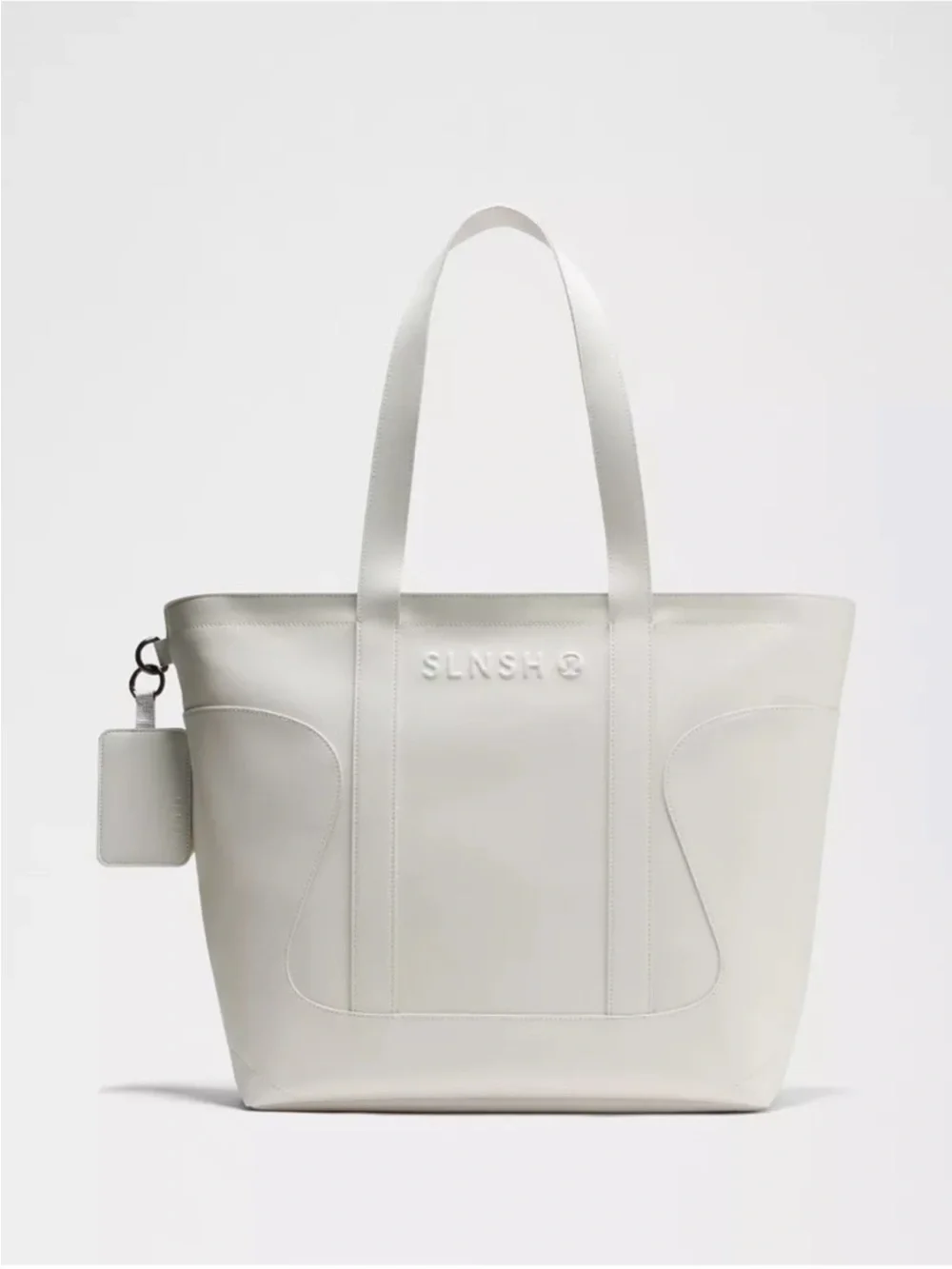 Lululemon Cactus Leather Tote White 25L Work Bag NWT Vegan Structured + Dust Bag